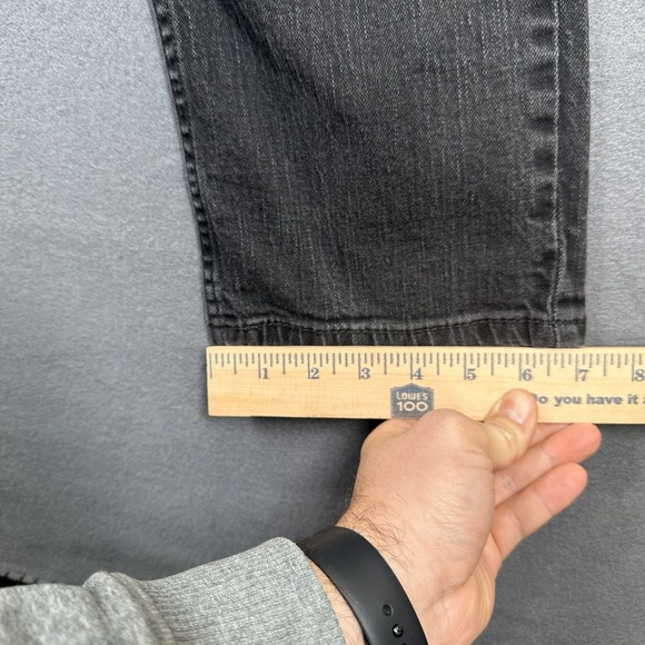Vintage Levi's 514 Jeans Mens 36x32 Gray Stretch Denim Mid Rise Straight Leg - Picture 11 of 11